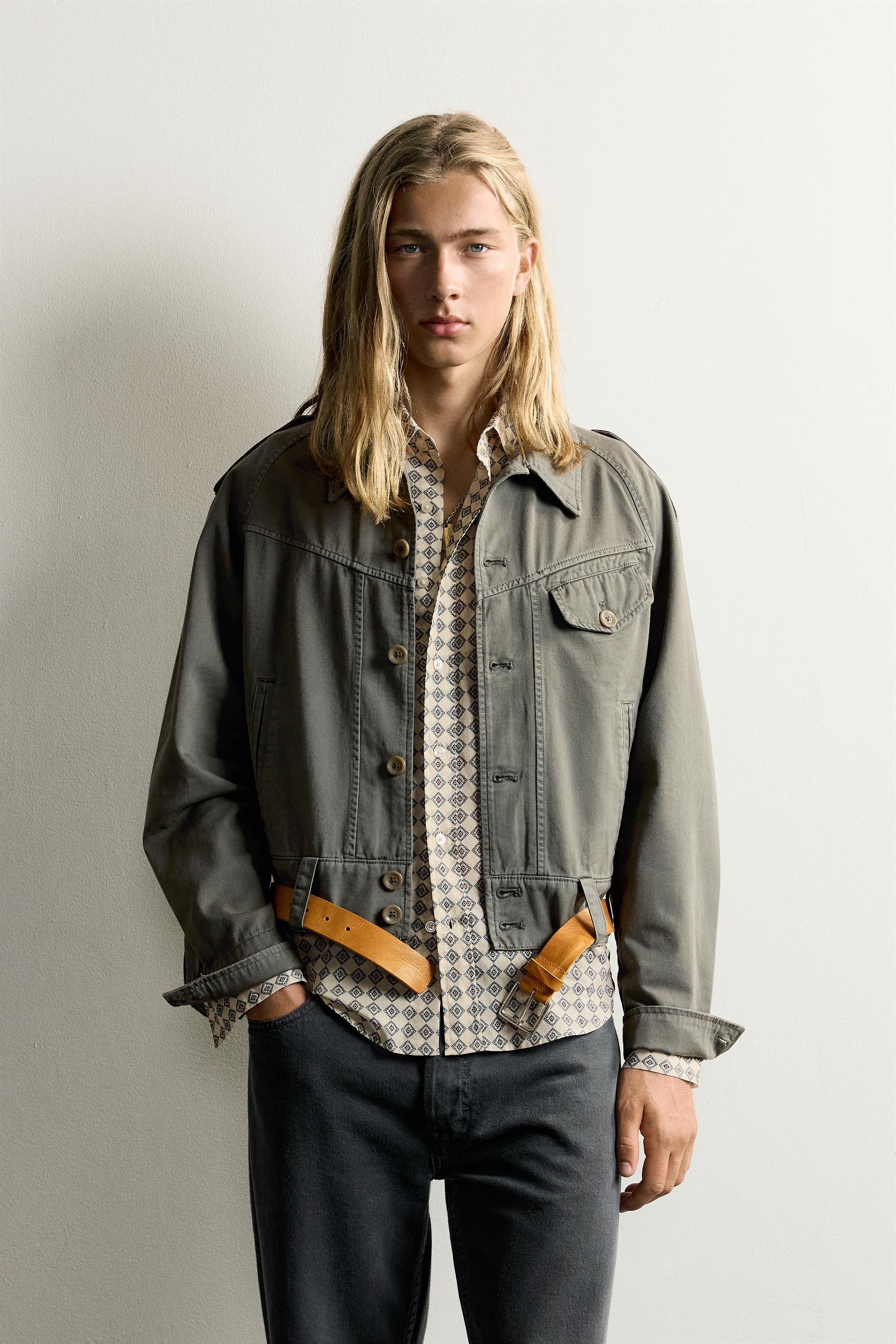 CROPPED EPAULET JACKET